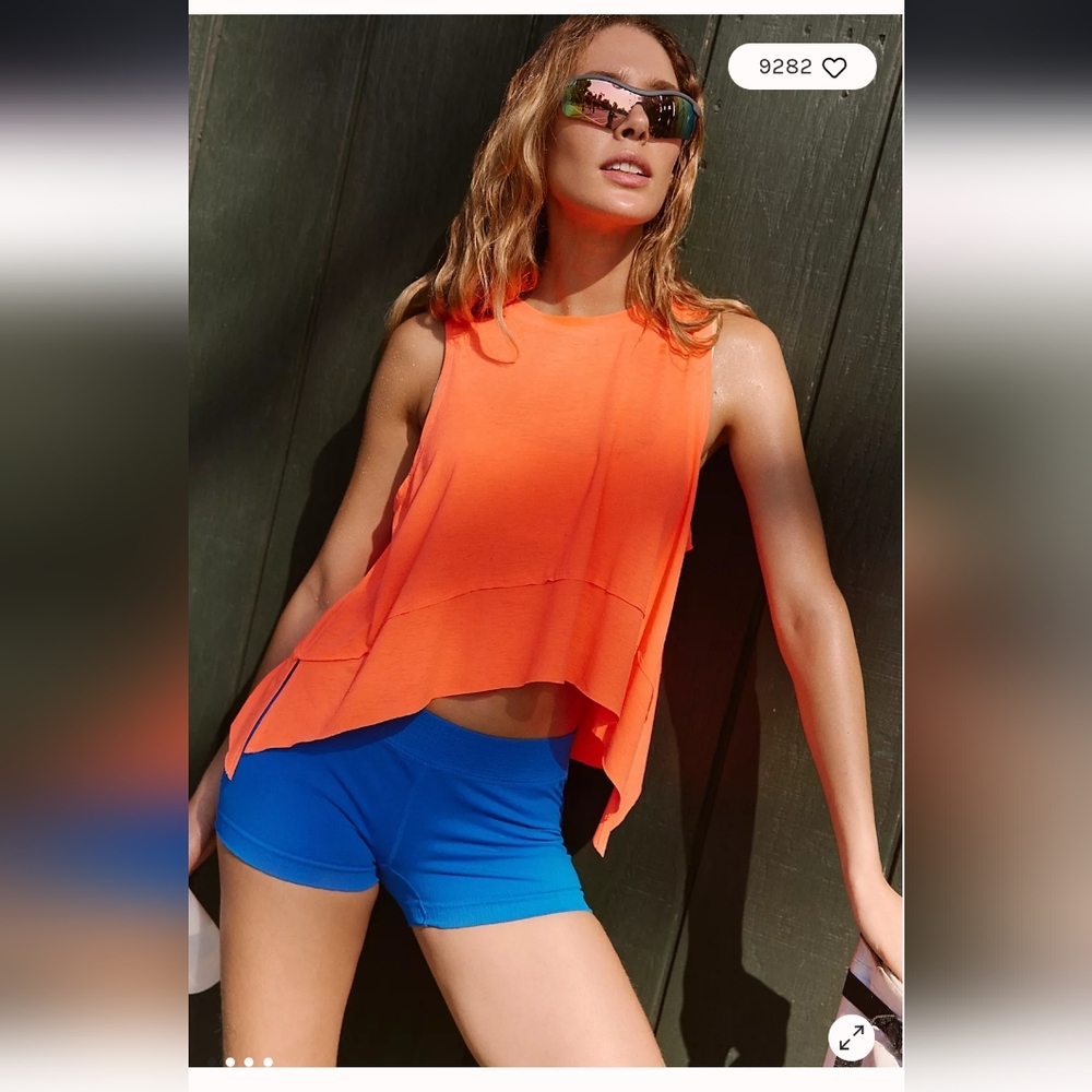 NWT FP Movement Tempo Tank S-M-L Neon Coral